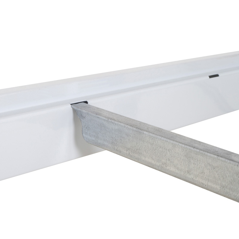 Weitspannregal EPSIVOL | Anbauregal | H 2000 x T 600 x L 1800 mm | 2 Fachböden | Fachlast 500 kg | lackiert