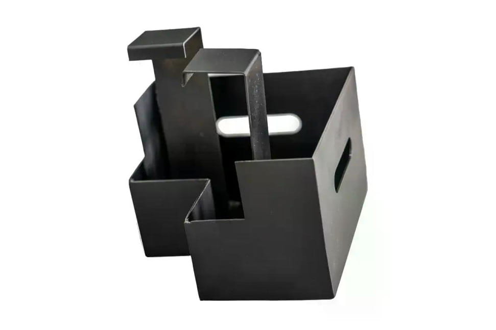 Fallrohranschluss Regenablauf Adapter für Materialcontainer | Anthrazit RAL 7016