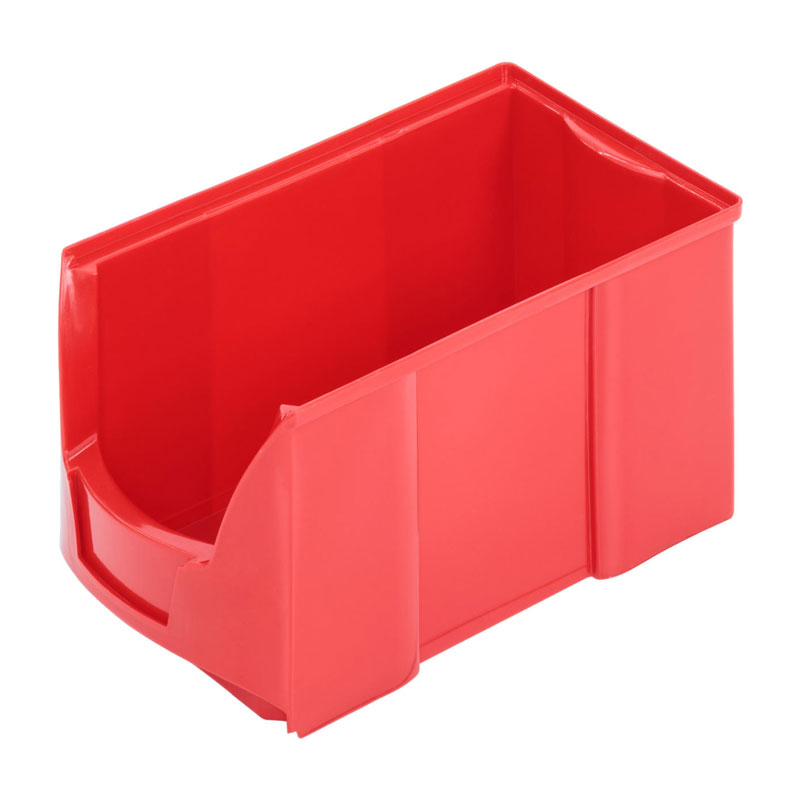 Sichtlagerkasten Futura 3 | rot | L 360 x B 210 x H 201 mm