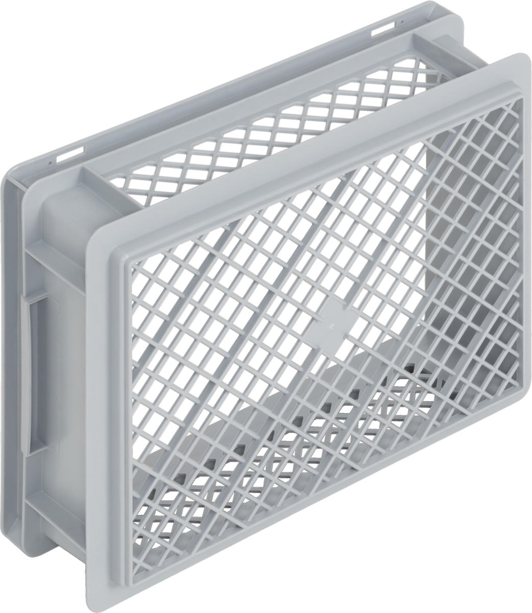 Eurobehälter NEWBOX | 400x300x125 mm | Boden + Seitenwände durchbrochen