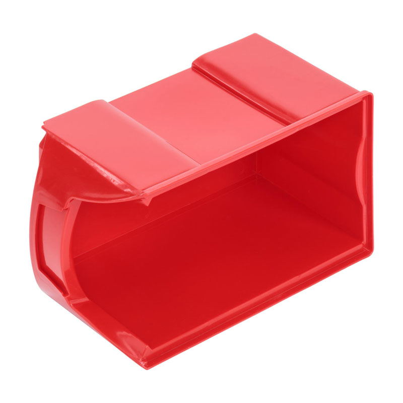 Sichtlagerkasten Futura 3 | rot | L 360 x B 210 x H 201 mm