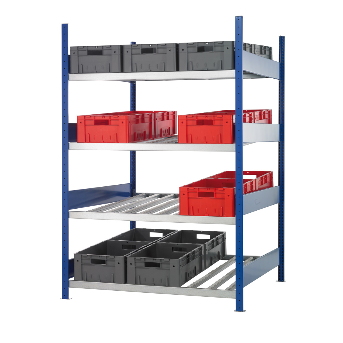 Doppel High Container Regal Container kaufen für Lager und mobile Räume | Lagertechnik.de