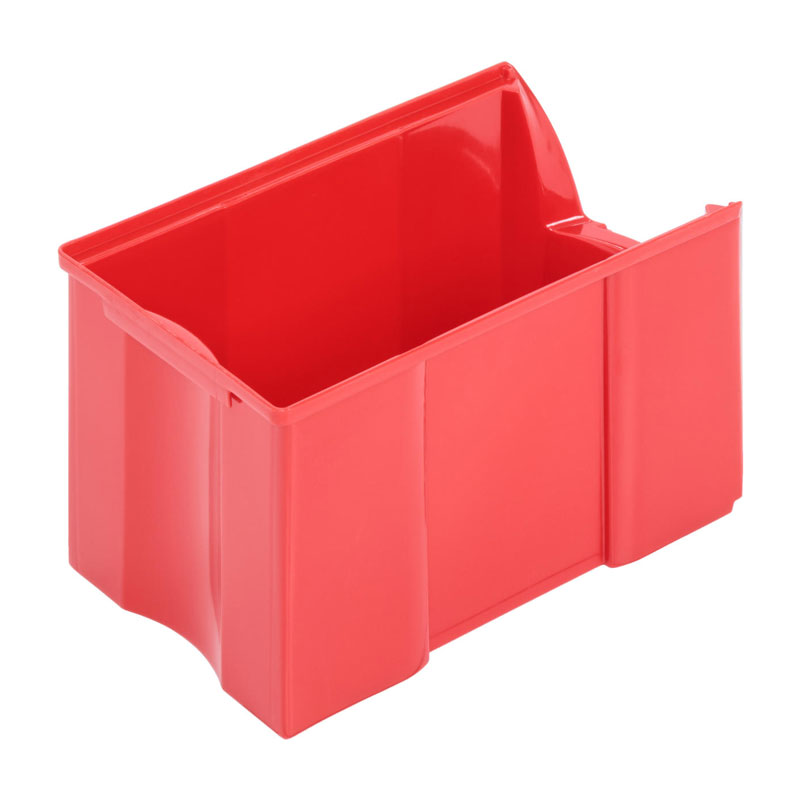 Sichtlagerkasten Futura 3 | rot | L 360 x B 210 x H 201 mm
