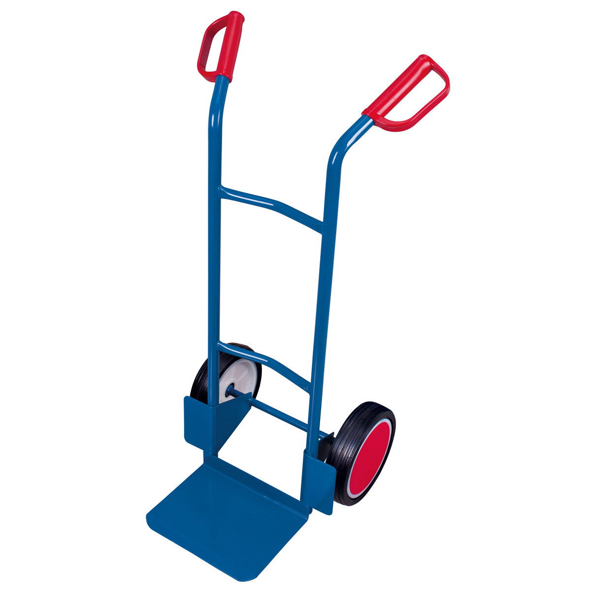 Sackkarre Stahlrohrkarre | 200 kg | H 1105 x T 530 x B 570 mm | Vollgummibereifung