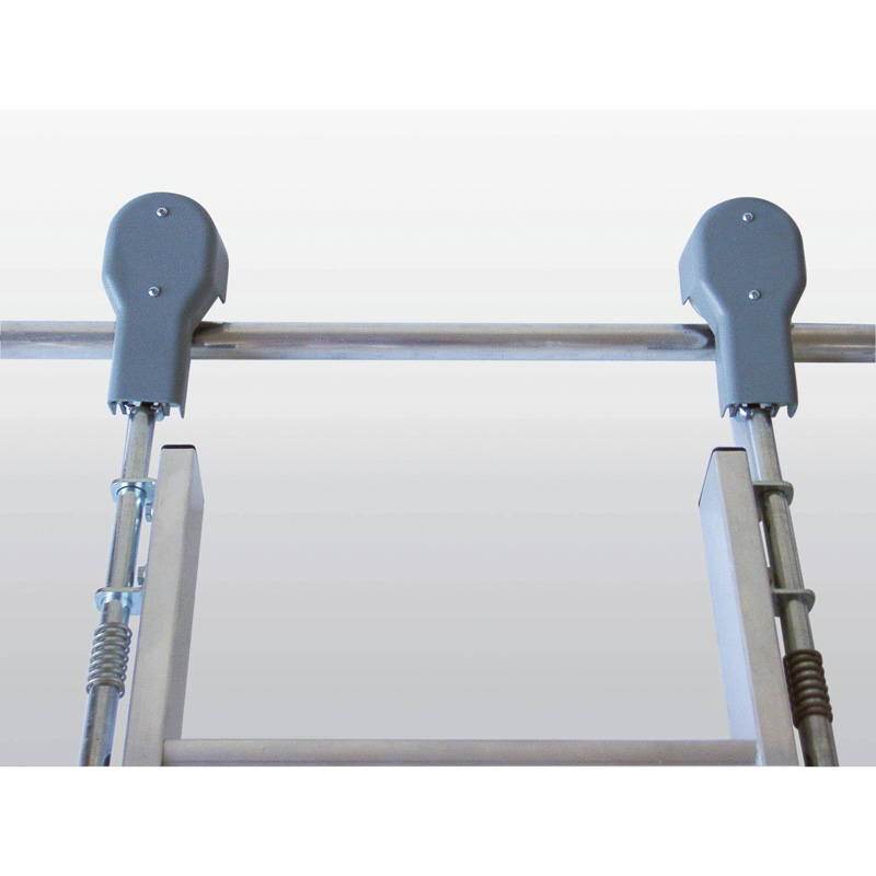 Regalleiter | Aluminium | fahrbar | Arbeitshöhe 3,80 m | einseitig begehbar | 10 Stufen