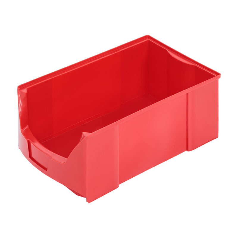 Sichtlagerkasten Futura 2 | rot | L 510 x B 312 x L 201 mm