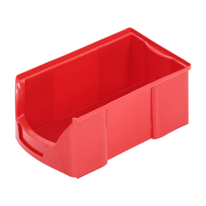 Sichtlagerkasten Futura 3z | rot | L 360 x B 210 x H 147 mm