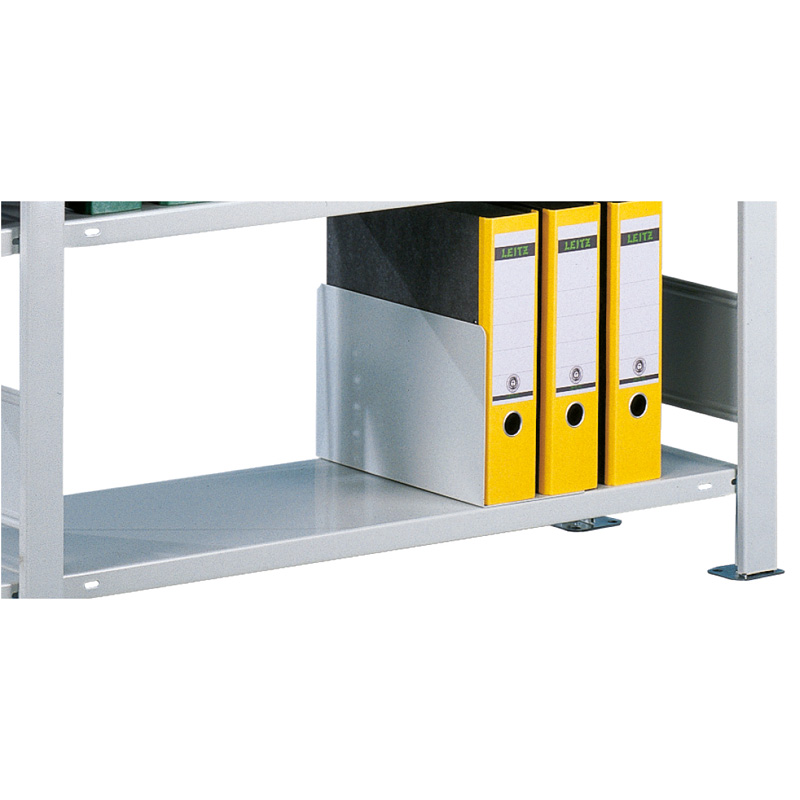 Ordnerstütze für Büroregal SCHULTE | Regaltiefe 600 mm | H 200 x T 580 mm | freistehend