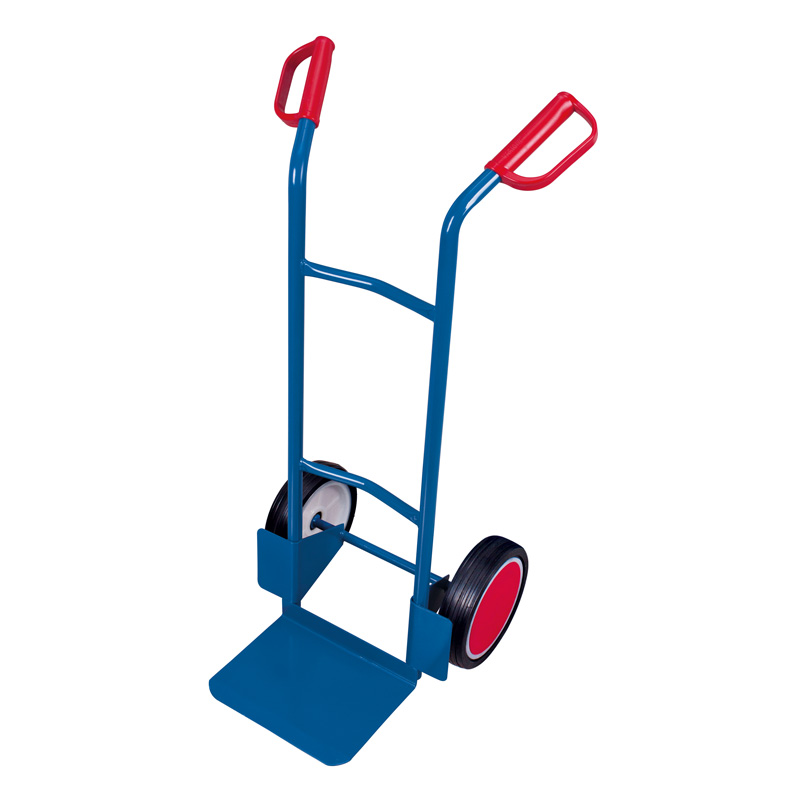 Plattenkarre | 250 kg | H 1425 x T 680 x B 1260 mm | Vollgummibereifung