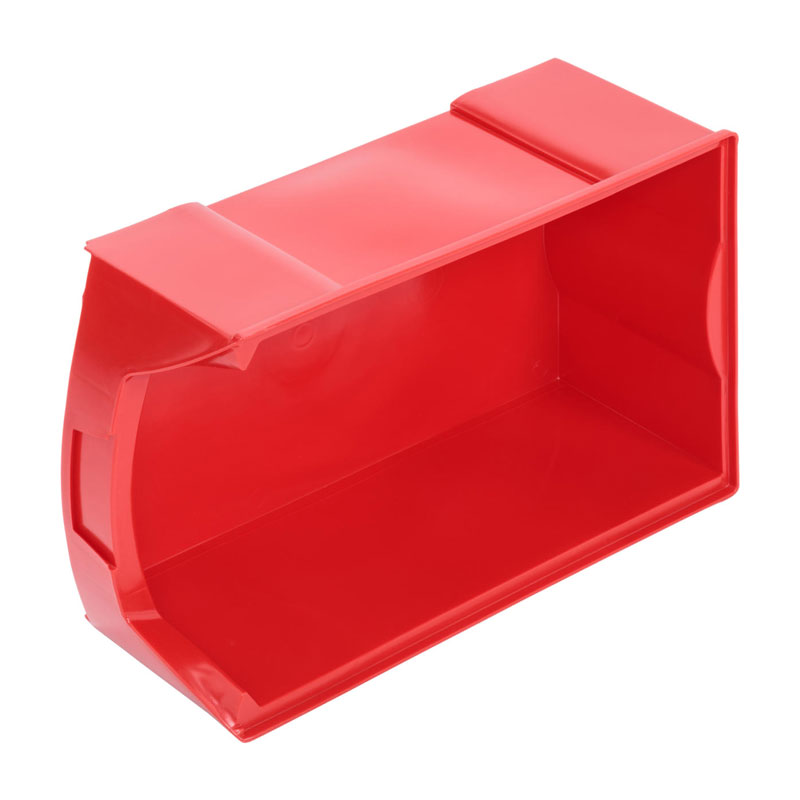 Sichtlagerkasten Futura 2 | rot | L 510 x B 312 x L 201 mm