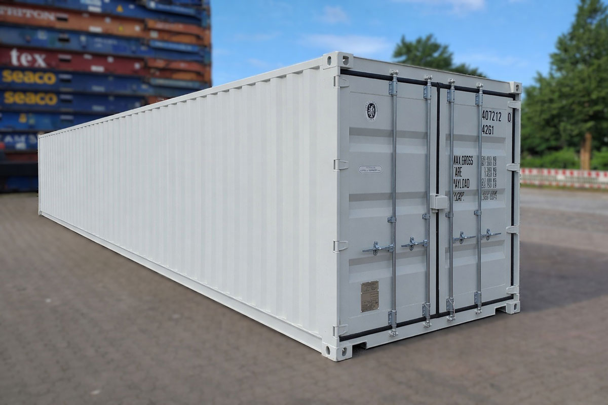 Seecontainer 40 Fuß | neuwertig | H 2591 x B 2438 x L 12192 mm