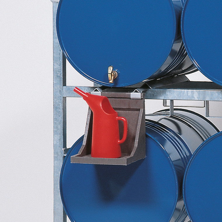 Kannenträger aus Polyethylen (PE) für Fassregale | Säurebeständig