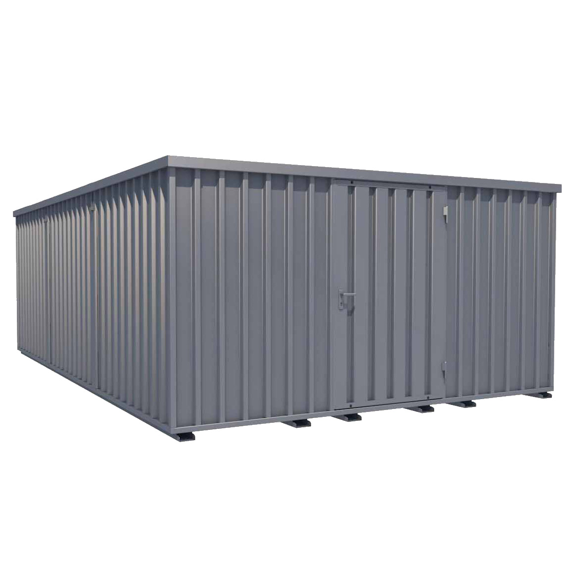 Reifencontainer Reifenlagercontainer XXL | H 2445 x B 4100 x T 6300 mm | Tür stirnseitig 1-flügelig