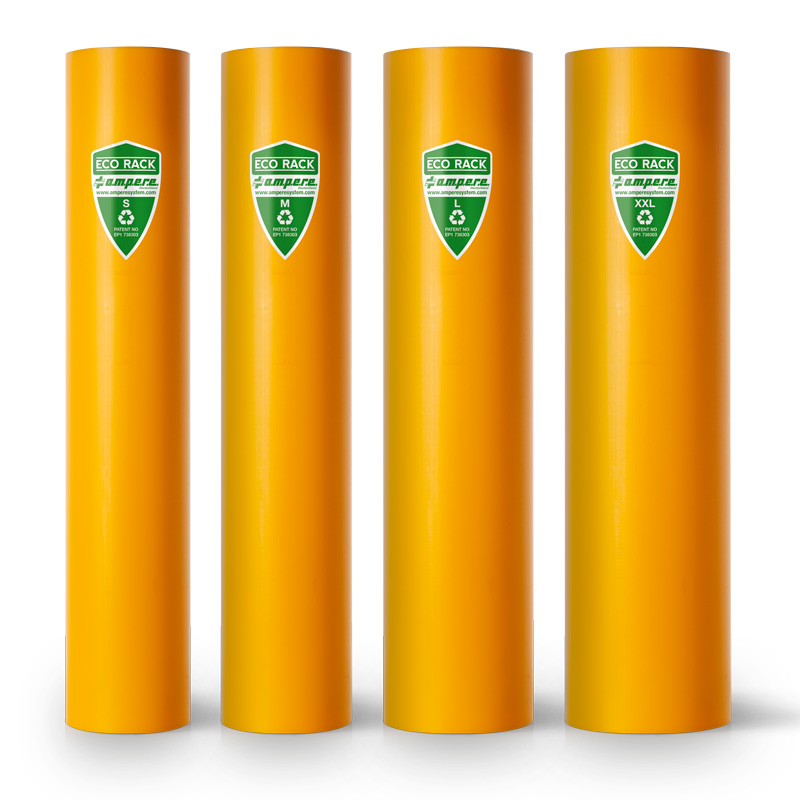 Anfahrschutz Pfostenschutz | für Palettenregale Pfostenbreite 111 - 120 mm | Kunststoff | DEKRA-geprüft
