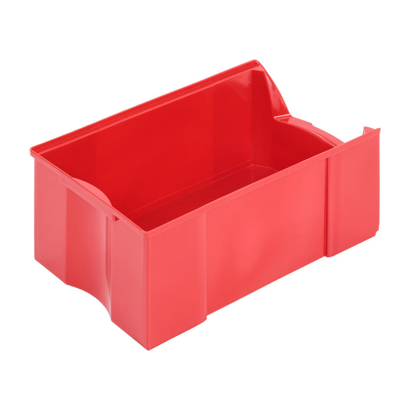 Sichtlagerkasten Futura 2 | rot | L 510 x B 312 x L 201 mm