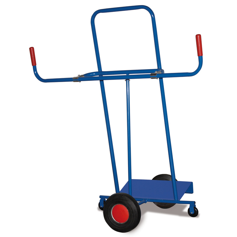 Plattenkarre | 250 kg | H 1425 x T 680 x B 1260 mm | Vollgummibereifung