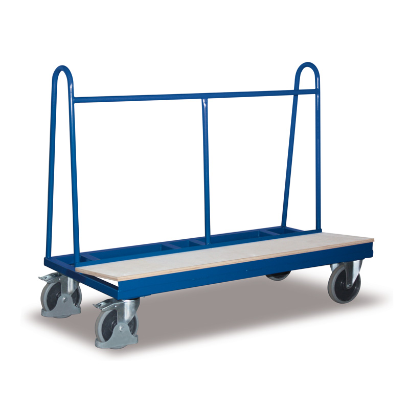 Plattenwagen | 500 kg | H 1200 x T 680 x B 1500 mm | Holzladefläche